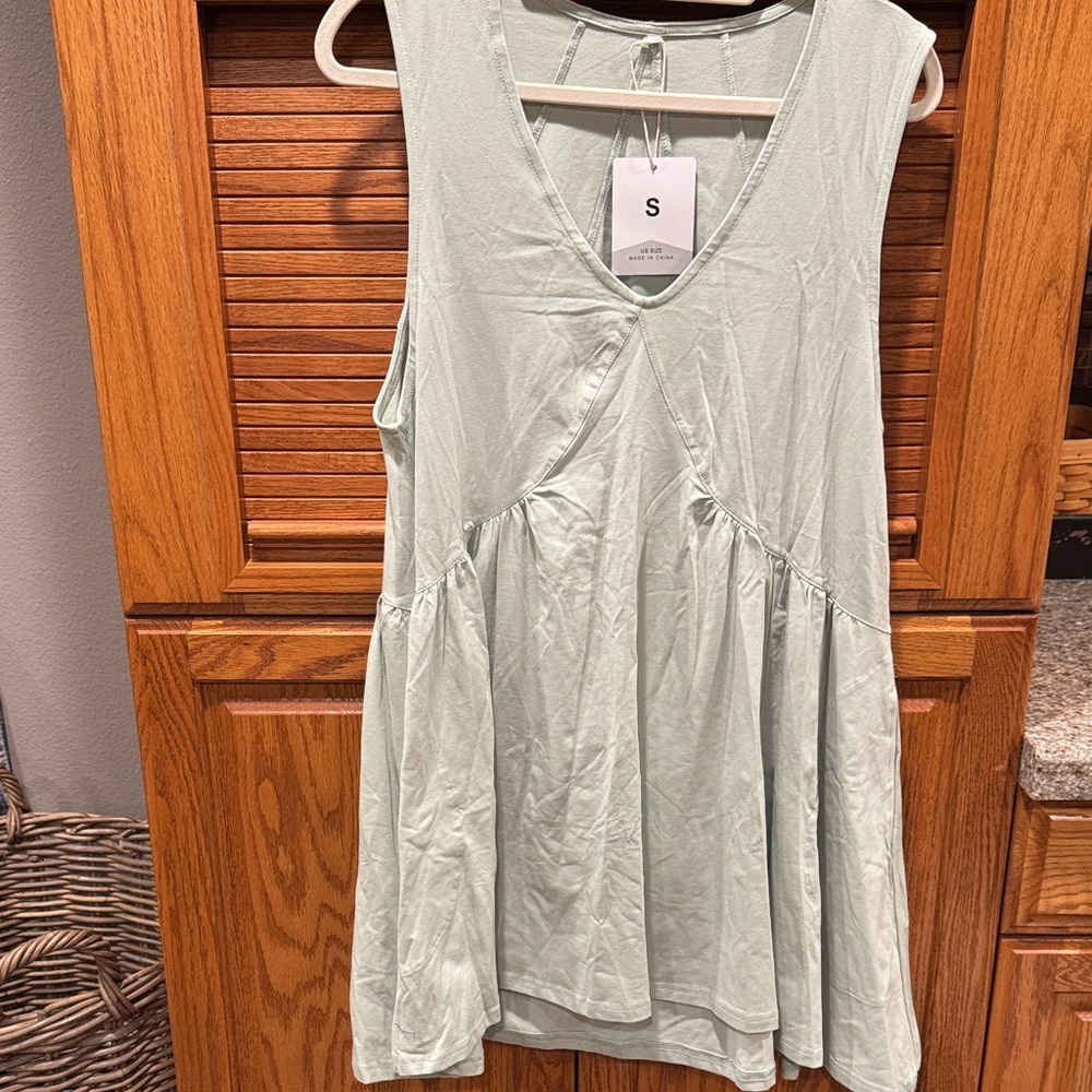 NWT Sage Green Sleeveless Women's Top or could wear‎ as a dress